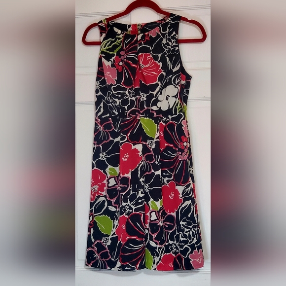 Banana Republic dress size 2 100% polyester Great conditions multicolored - Picture 1 of 17